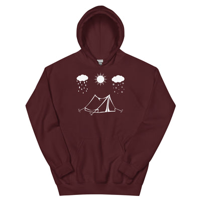 All Seasons And Camping - Unisex Hoodie camping Maroon