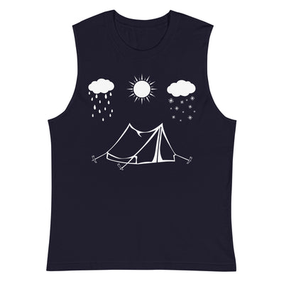All Seasons And Camping - Muskelshirt (Unisex) camping Navy