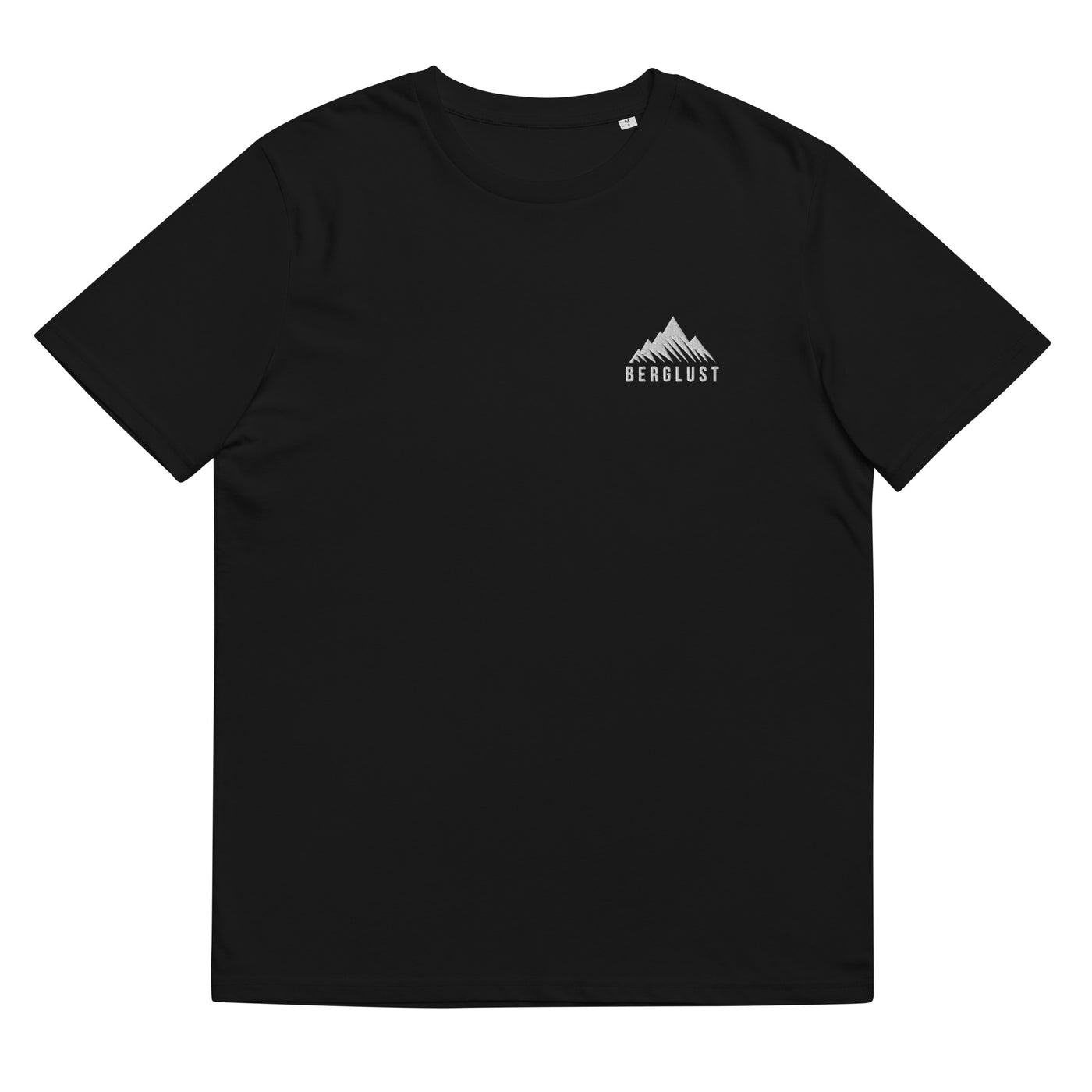 Berglust Logo - Herren Premium Organic T-Shirt (Bestickt) berge Schwarz