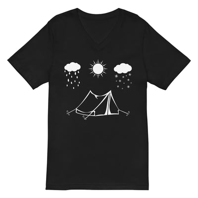 All Seasons And Camping - Herren V-Neck Shirt camping