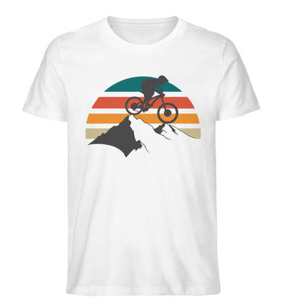 Mountainbike Vintage - Herren Organic T-Shirt mountainbike Weiß