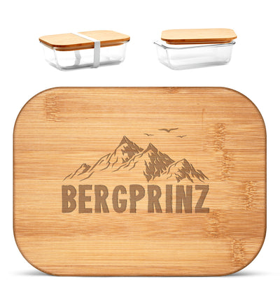 Bergprinz - Brotdose mit Holzdeckel (Gravur) berge Default Title