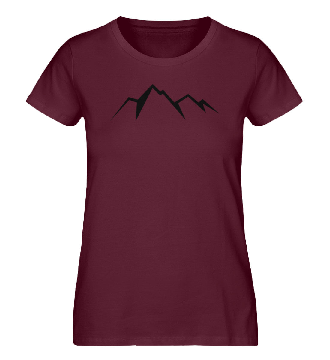 Bergwächterin - Damen Organic T-Shirt berge Weinrot