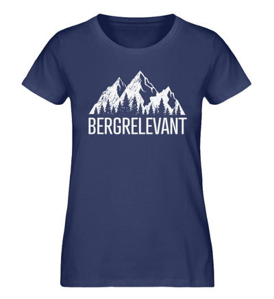 Bergrelevant - Damen Organic T-Shirt berge Navyblau