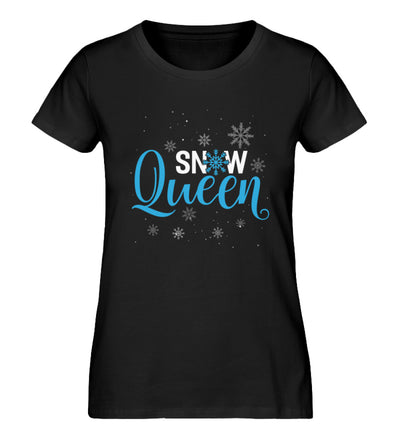 Snow Queen - Damen Organic T-Shirt ski Schwarz