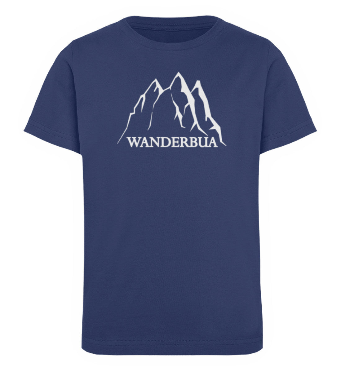 Wanderbua - Kinder Premium Organic T-Shirt Navyblau