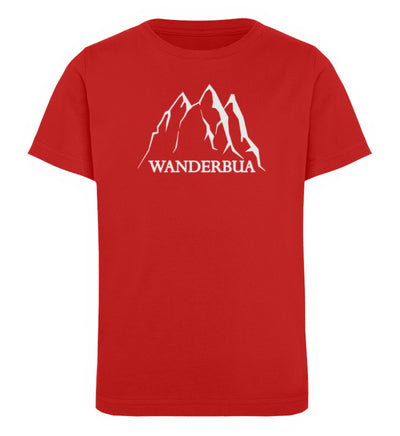 Wanderbua - Kinder Premium Organic T-Shirt Rot