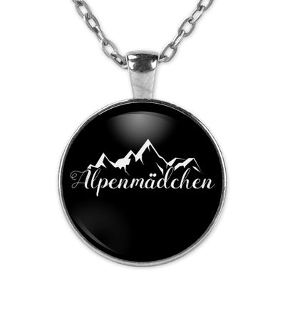Alpenmädchen - Halskette mit Anhänger berge Silber