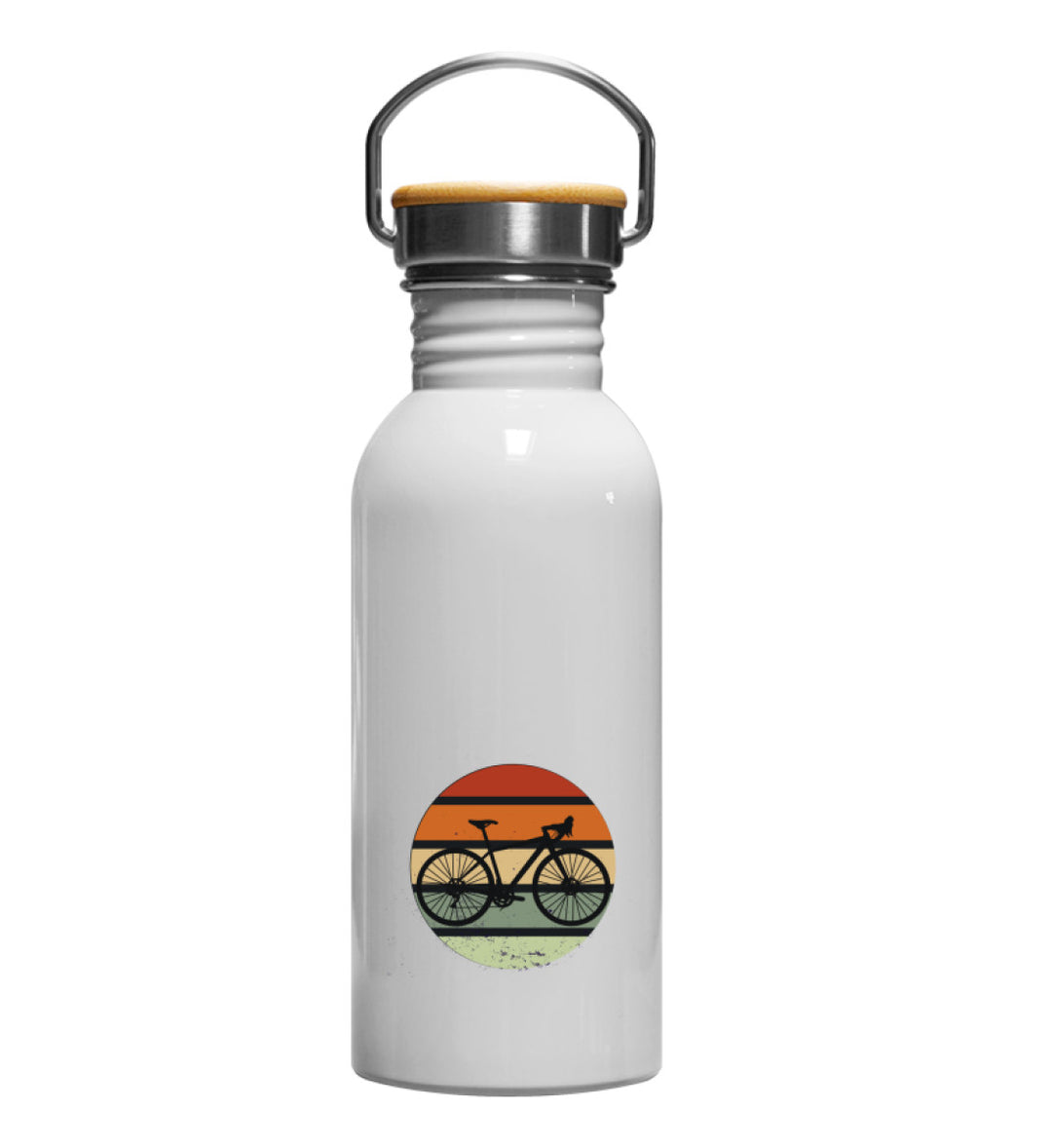 Fahrrad Vintage - Edelstahl Trinkflasche