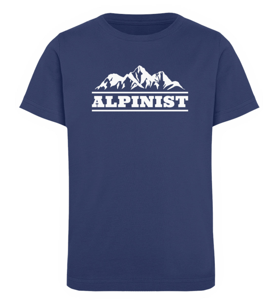 Alpinist - Kinder Premium Organic T-Shirt berge wandern Navyblau