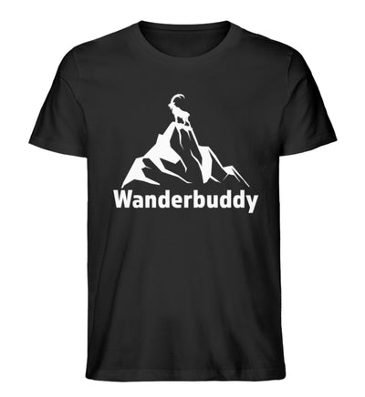 Wanderbuddy - Herren Premium Organic T-Shirt Schwarz