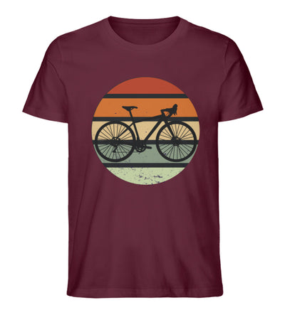 Fahrrad Vintage - Herren Premium Organic T-Shirt fahrrad Weinrot